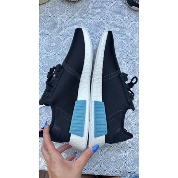 Adidas Originals NMD_R1 X ANDRÉ SARAIVA Black Men's shoes HQ6859 Size 11 - Picture 4 of 11